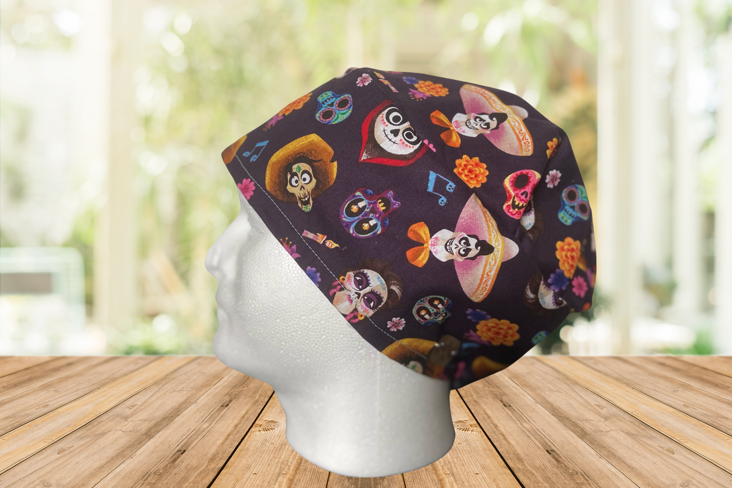 Painted Pumpkins Scrub Cap